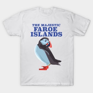 The Majestic Faroe Islands travel poster T-Shirt